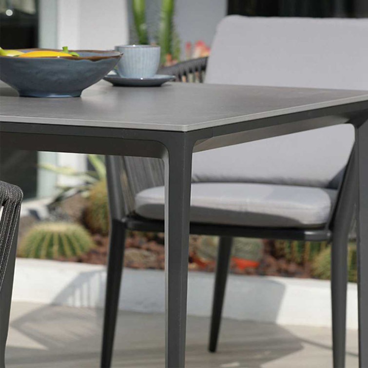 17 Stories Concrete Outdoor Dining Table Wayfair Canada